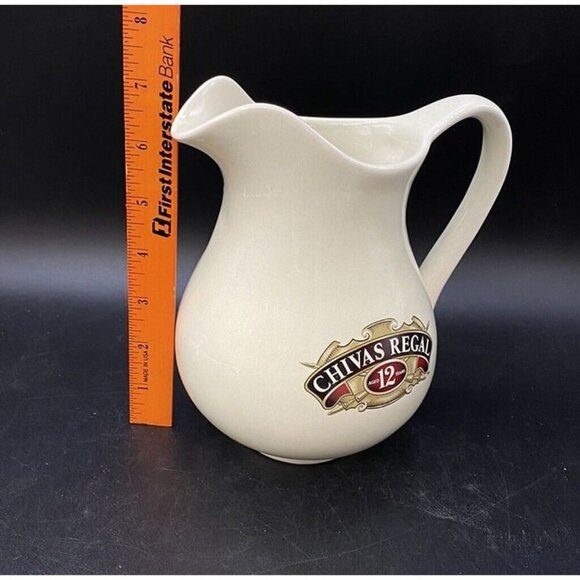 Chivas Regal 12 Year Whiskey 7” White Jug Decanter Pitcher Distillery - Picture 6 of 8